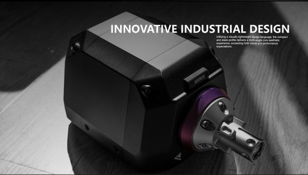 Sim racing wheel base with precision steering and torque control
