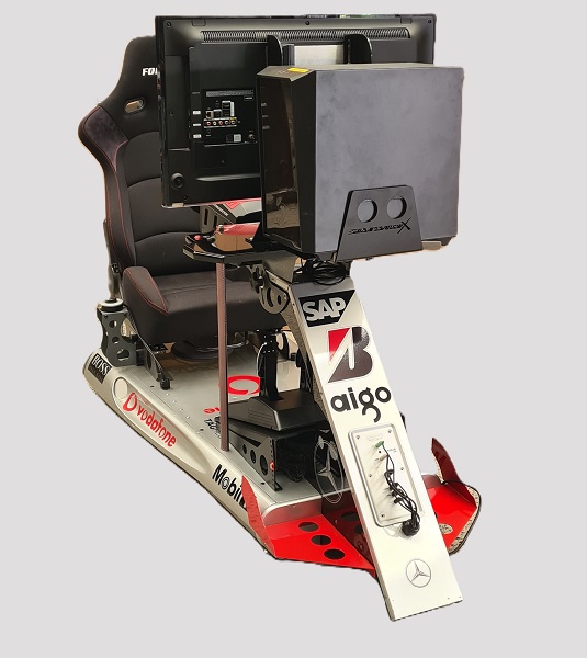 Lo res Discounted racing simulator for home gaming and training