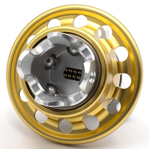 High-performance quick release hub for sim racing