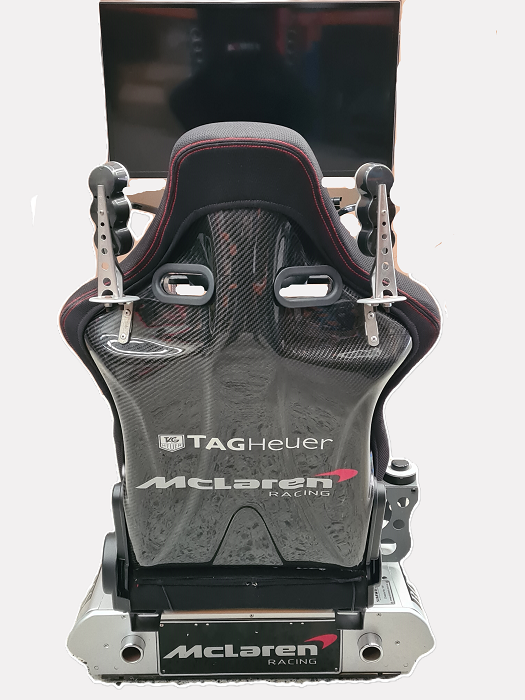 SX02 McLaren Lightly used racing simulator frame with mounted controls